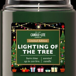 Candle-lite Lighting of the Tree Candle 18.oz Limited Edition New